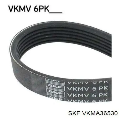 VKMA 36530 SKF polea tensora, correa poli v