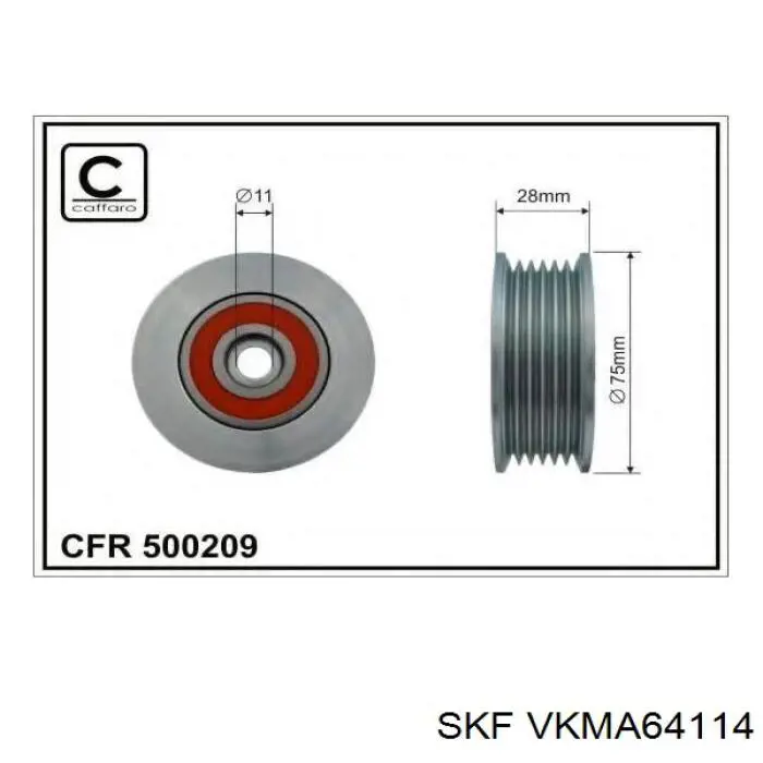 Comprar VKMA64114 SKF Correa de transmisión