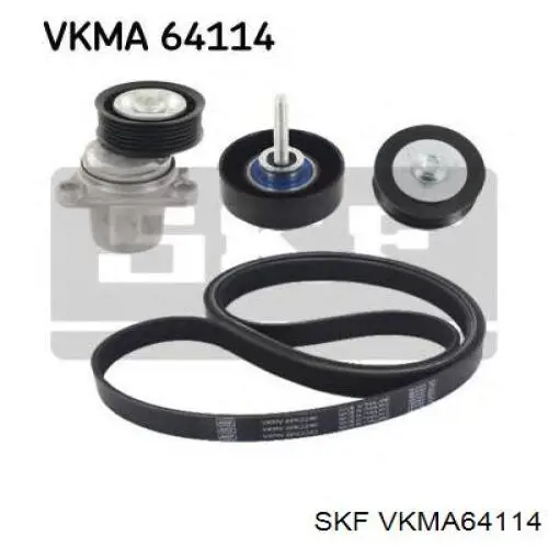 VKMA 64114 SKF correa de transmisión