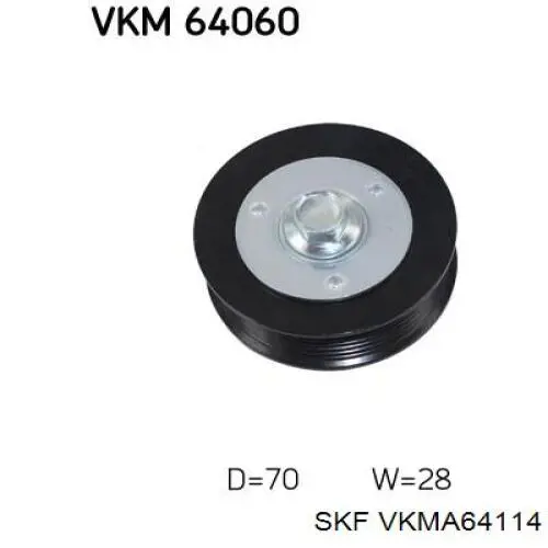 Correa de transmisión, juego SKF VKMA64114 precio, desde 175,33 EUR