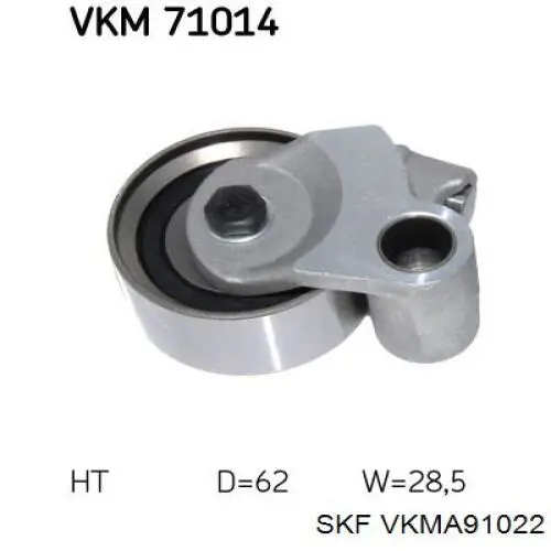 VKMA91022 SKF kit de correa de distribución