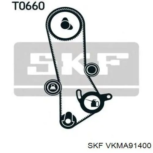 VKMA 91400 SKF kit correa de distribución