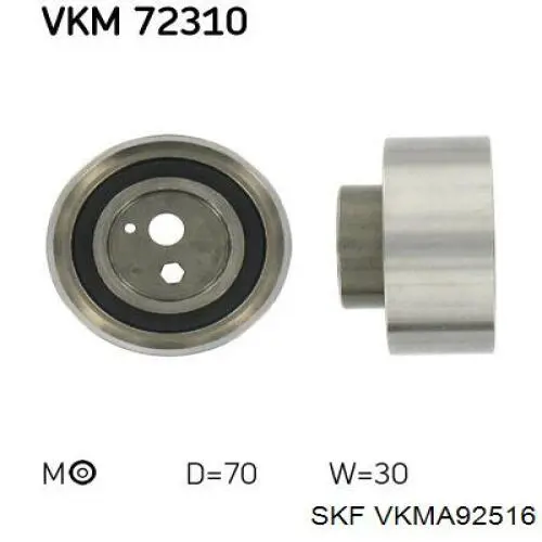 VKMA 92516 SKF kit correa de distribución