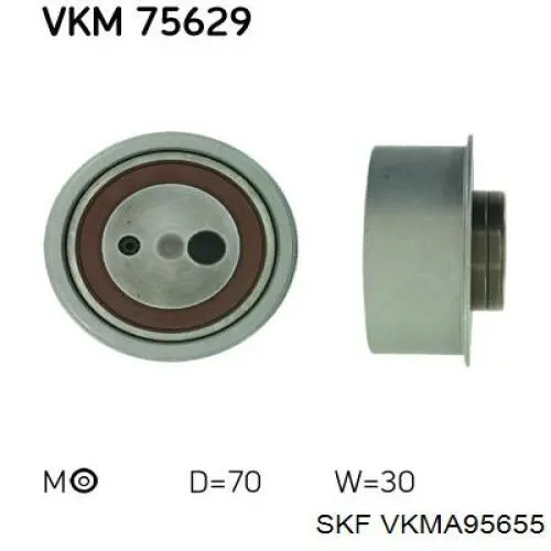 VKMA 95655 SKF kit de correa de distribución
