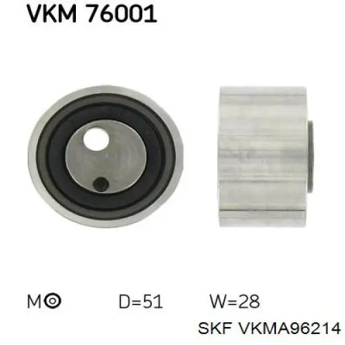 VKMA 96214 SKF kit de correa de distribución