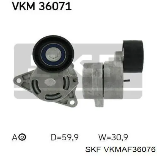 Comprar VKMAF36076 SKF Correa de transmisión