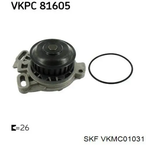 VKMC 01031 SKF kit de correa de distribución
