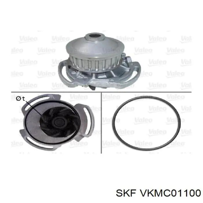 VKMC 01100 SKF kit de correa de distribución