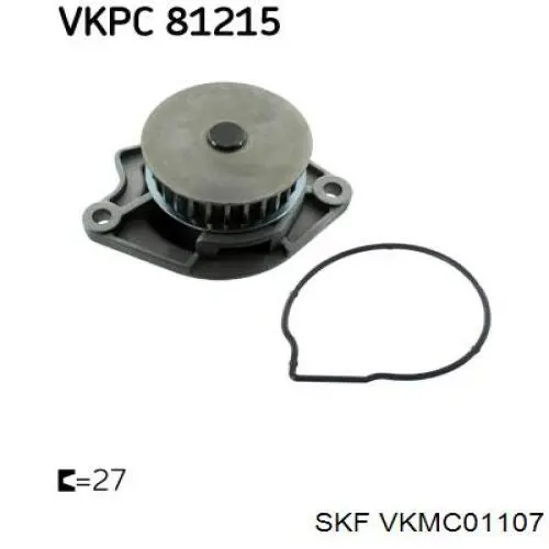 VKMC01107 SKF kit correa de distribución