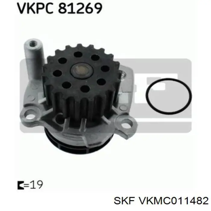 Comprar VKMC011482 SKF Kit de correa de distribución