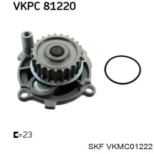 VKMC01222 SKF kit de correa de distribución