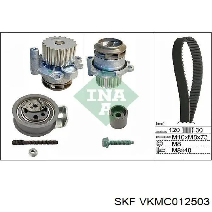 VKMC 01250-3 SKF kit correa de distribución