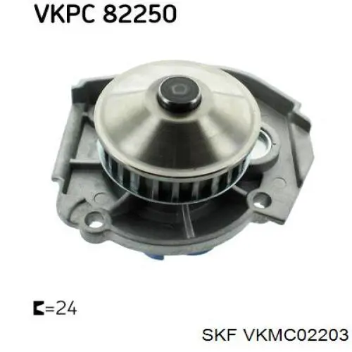 VKMC 02203 SKF kit de correa de distribución