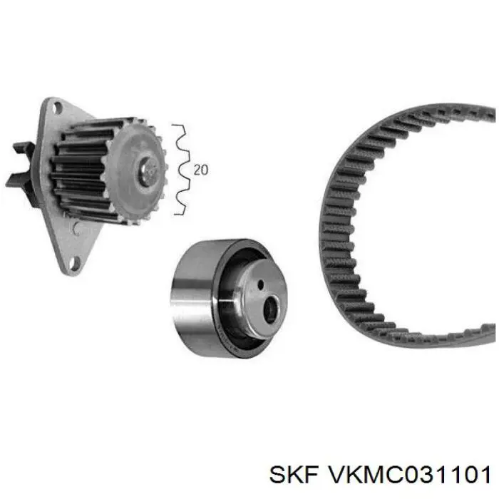 Kit de distribución VKMC031101 SKF
