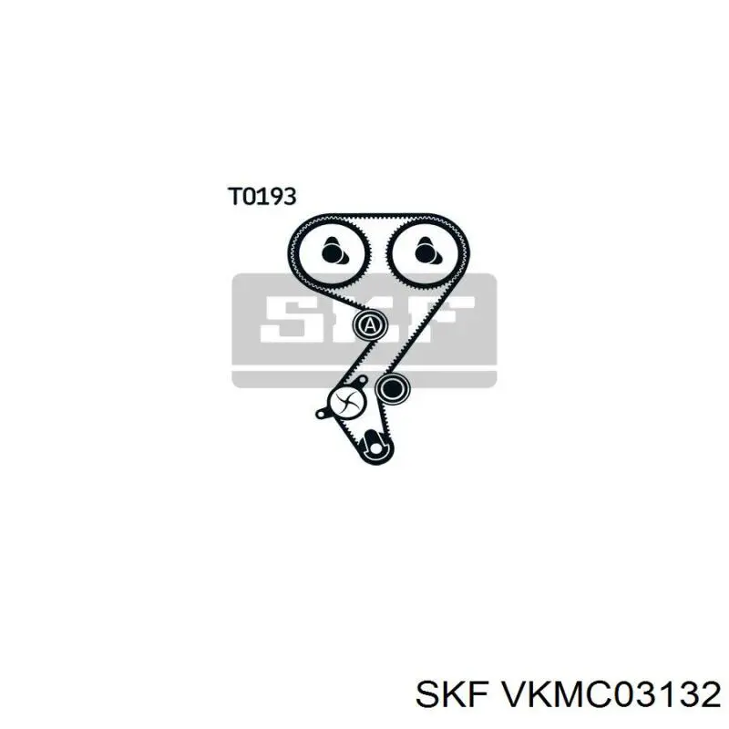 VKMC 03132 SKF kit de correa de distribución