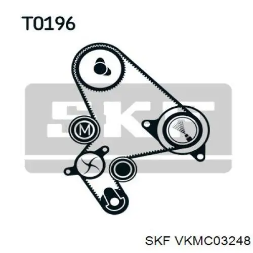 VKMC 03248 SKF kit correa de distribución