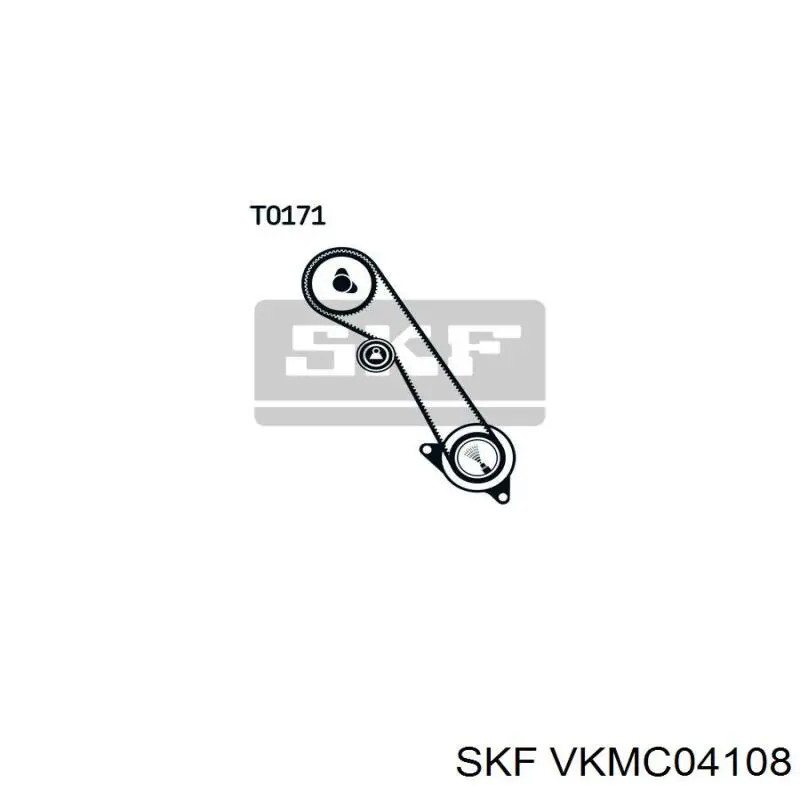 VKMC04108 SKF kit de distribución