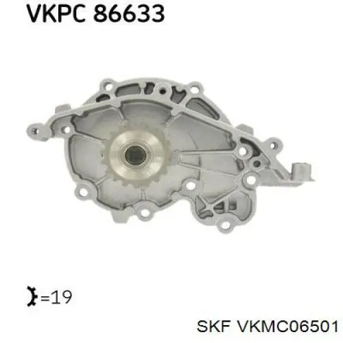 VKMC 06501 SKF kit de correa de distribución