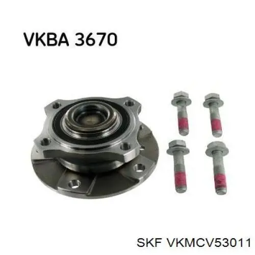 VKMCV 53011 SKF tensor de correa, correa poli v