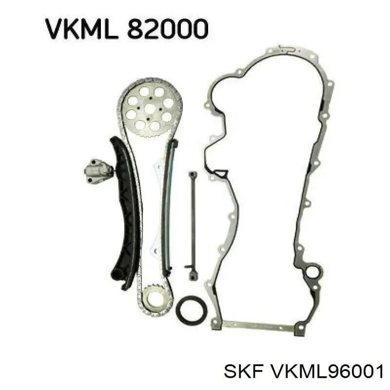 Kit de cadena de distribución VKML96001 SKF