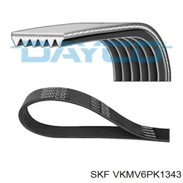 Correa de transmisión trapezoidal SKF VKMV6PK1343 precio, desde 15,03 EUR