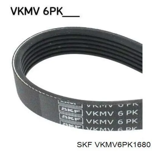VKMV6PK1680 SKF correa trapezoidal
