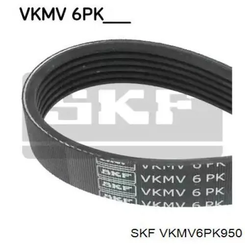 Correa de transmisión trapezoidal SKF VKMV6PK950 precio, desde 15,20 EUR