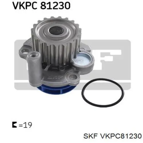 Comprar VKPC81230 SKF Bomba de agua para motor