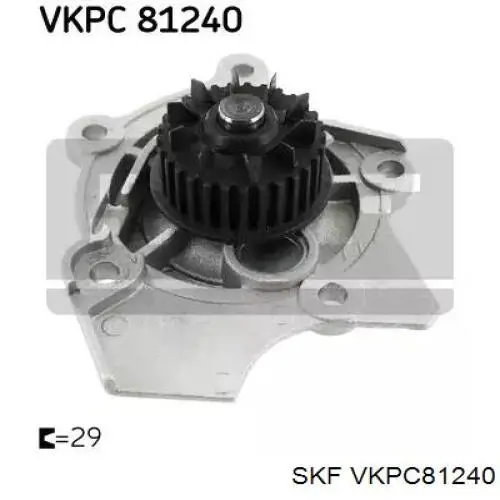 VKPC 81240 SKF bomba de agua