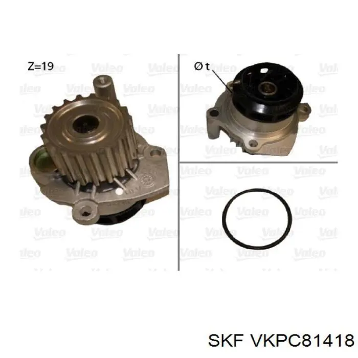Comprar VKPC81418 SKF Bomba de agua para motor
