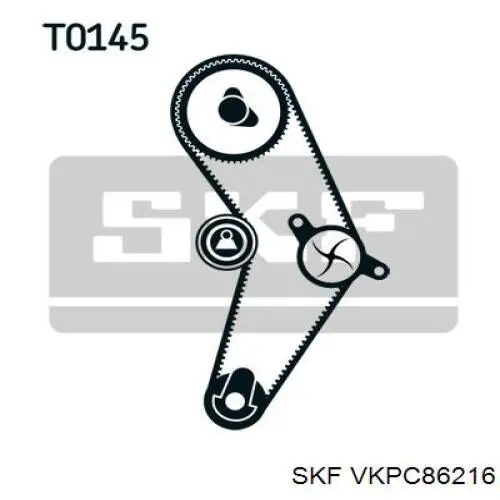 Motor de agua SKF VKPC86216