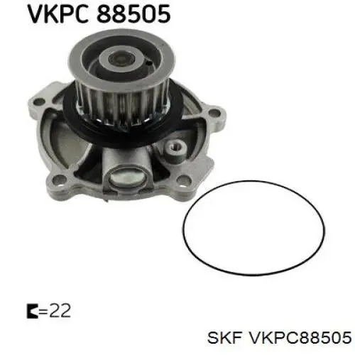 VKPC88505 SKF bomba de agua