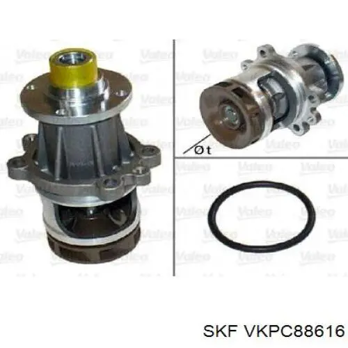 VKPC88616 SKF bomba de agua