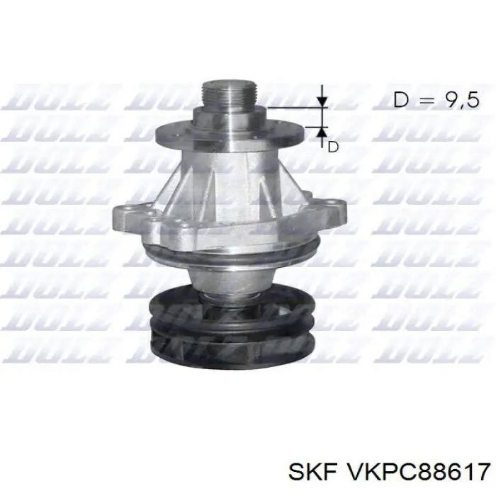 Comprar VKPC88617 SKF Bomba de agua para motor