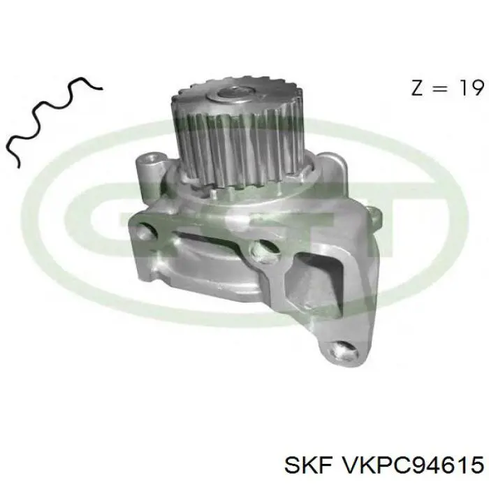 VKPC94615 SKF Bomba refrigerante coche