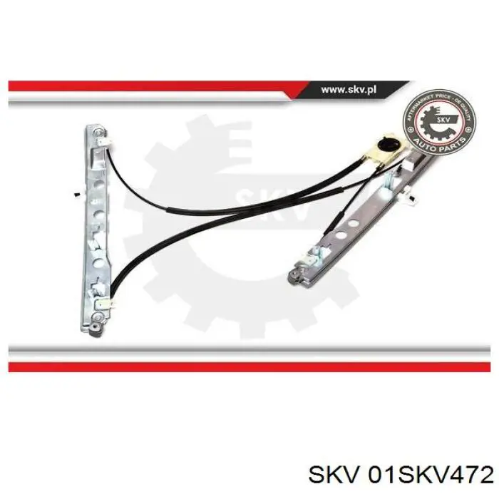 01SKV472 SKV mecanismo de elevalunas, puerta delantera derecha