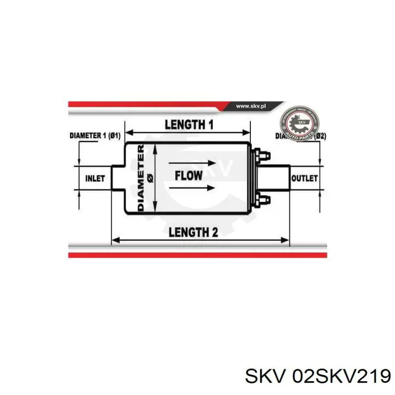 02SKV219 SKV Elemento de turbina de la bomba de combustible