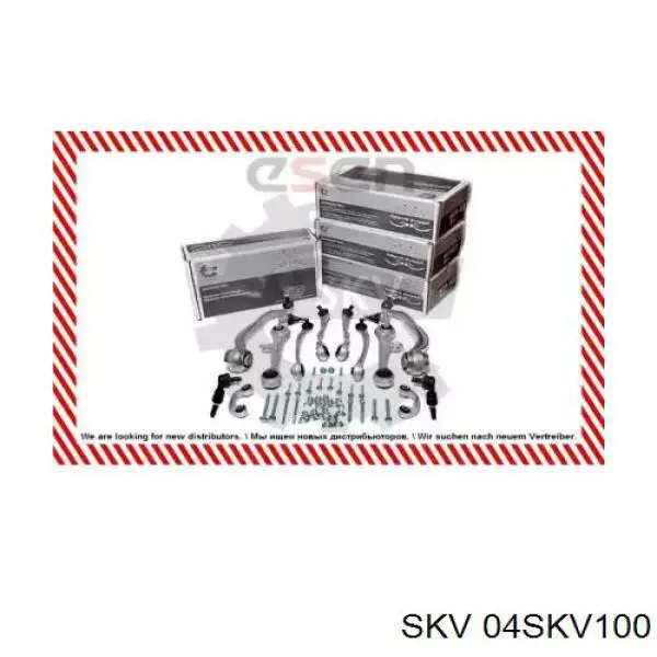 Comprar 04SKV100 SKV Kit de brazo de suspensión delantera