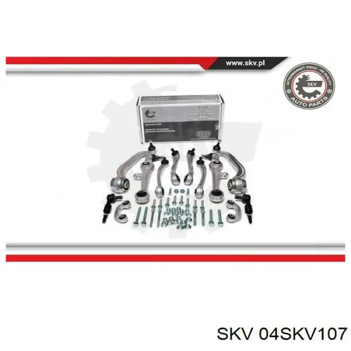 04SKV107 SKV barra estabilizadora delantera izquierda