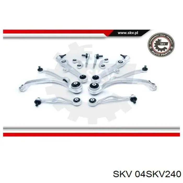 04SKV240 SKV kit de brazo de suspension delantera