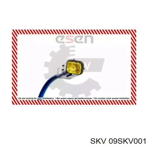 09SKV001 SKV sonda lambda sensor de oxigeno post catalizador