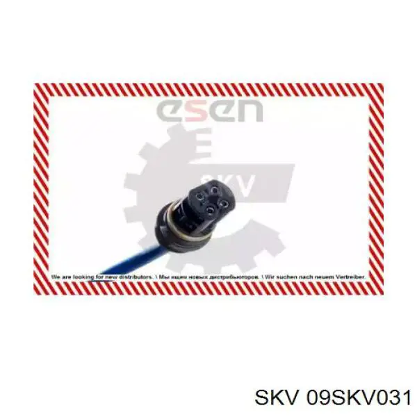 09SKV031 SKV sonda lambda sensor de oxigeno para catalizador