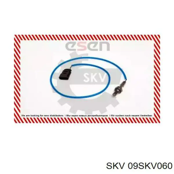 09SKV060 SKV sonda lambda, sensor de oxígeno despues del catalizador izquierdo