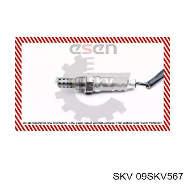 09SKV567 SKV sonda lambda sensor de oxigeno para catalizador