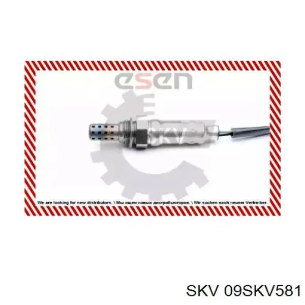 09SKV581 SKV sonda lambda sensor de oxigeno para catalizador