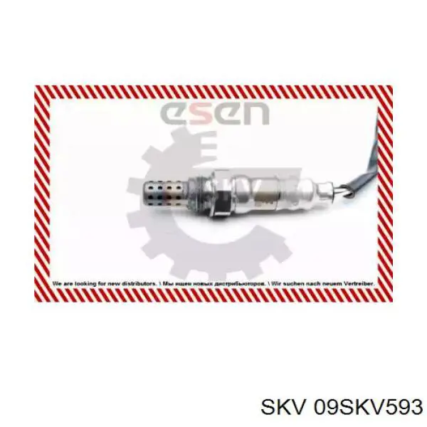 09SKV593 SKV sonda lambda sensor de oxigeno post catalizador