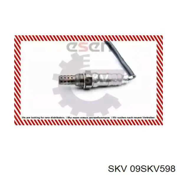 09SKV598 SKV sonda lambda sensor de oxigeno para catalizador