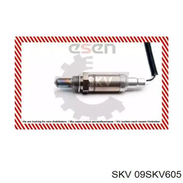 09SKV605 SKV sonda lambda, sensor de oxígeno antes del catalizador izquierdo