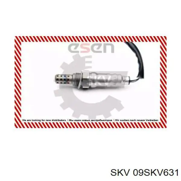 09SKV631 SKV sonda lambda sensor de oxigeno post catalizador