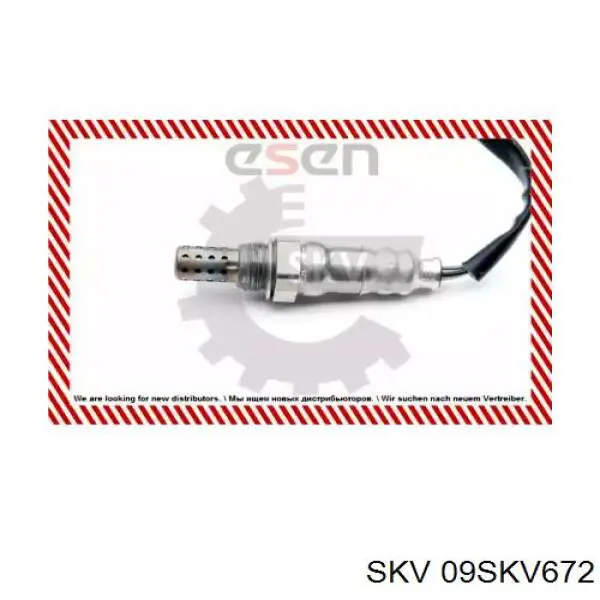 09SKV672 SKV sonda lambda sensor de oxigeno para catalizador